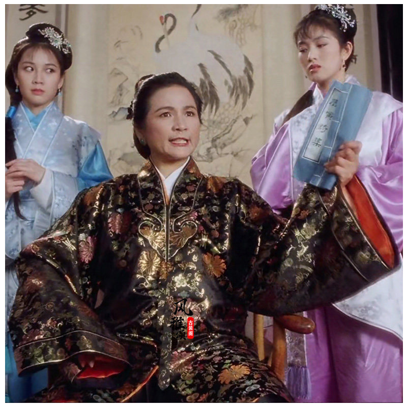 唐伯虎秋香经典古装华夫人同款汉服明朝员外老太太民族服装