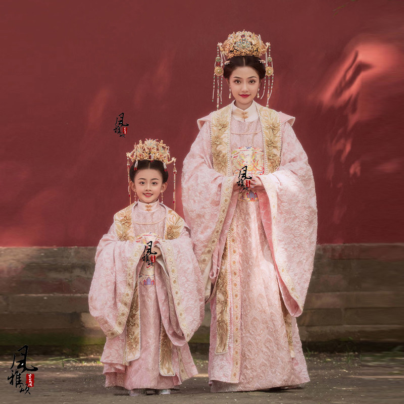 明制母女亲子古装明朝皇后贵妃公主服贵奢华民族服装