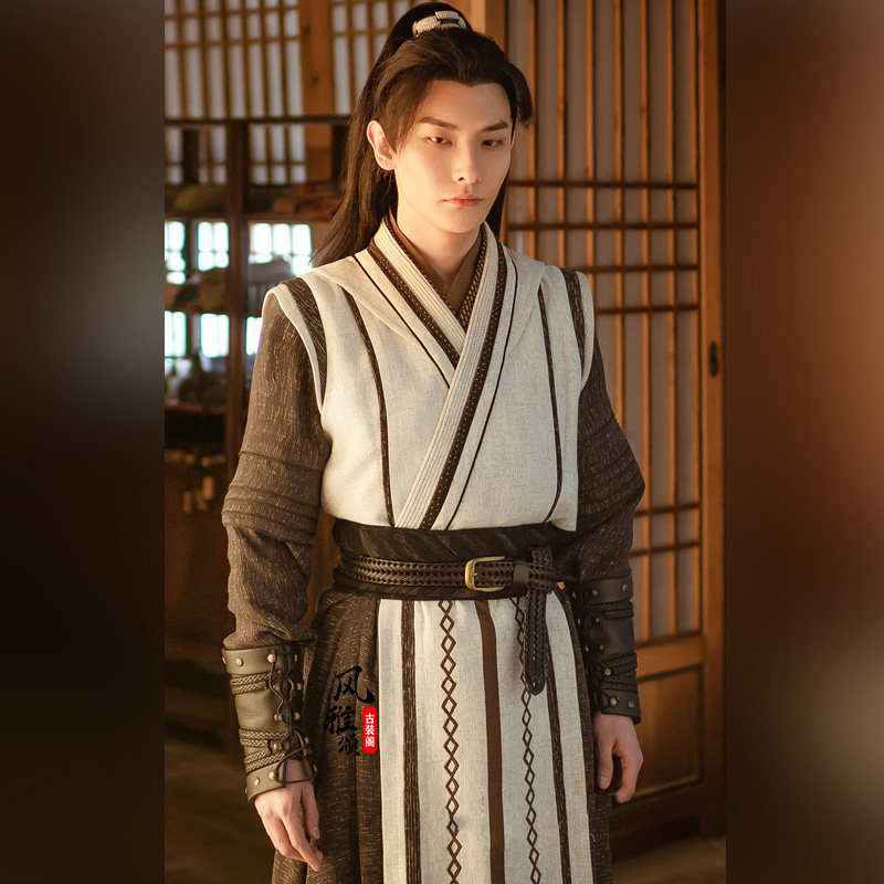 漂亮书生同款男士汉服武侠风古装公子帅气少爷民族服装