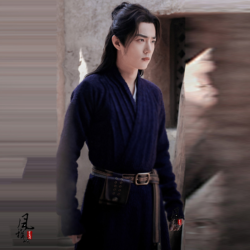 斗罗大陆同款影视古装唐三肖战同款男汉武侠侠客民族服装