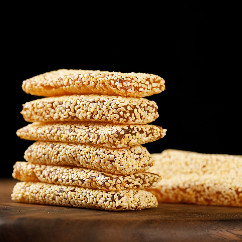 2斤牛皮糖芝麻软糖手工怀旧零食