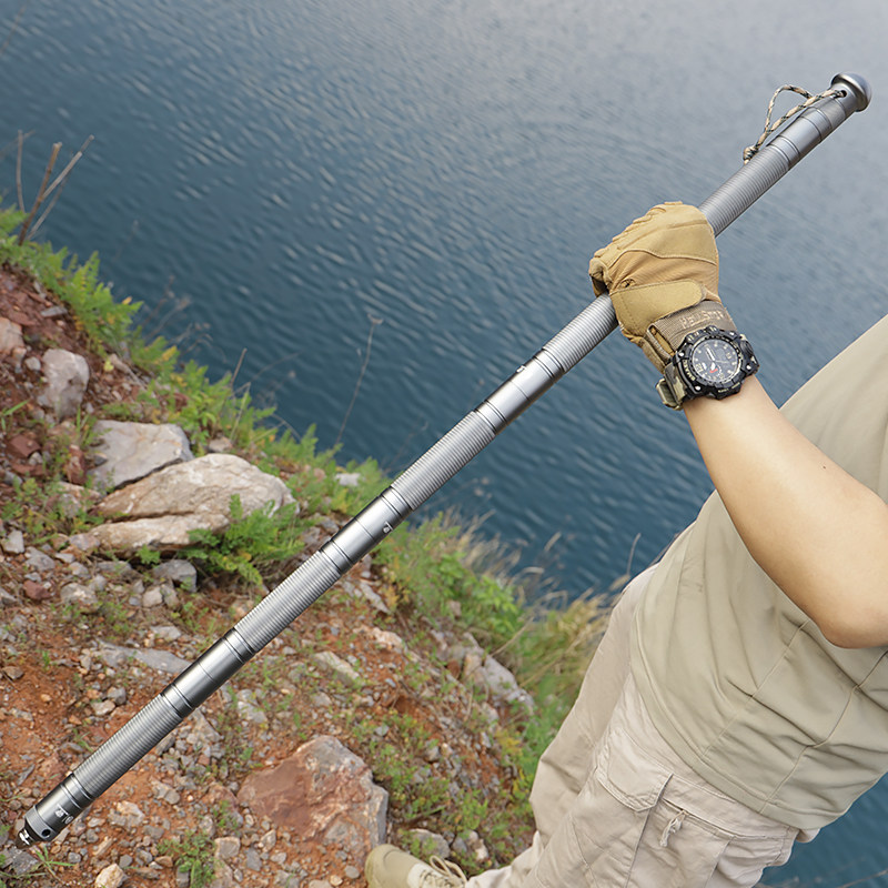 防身合法组合长棍伸缩多功能车载武器甩棍登山杖更多武术装备