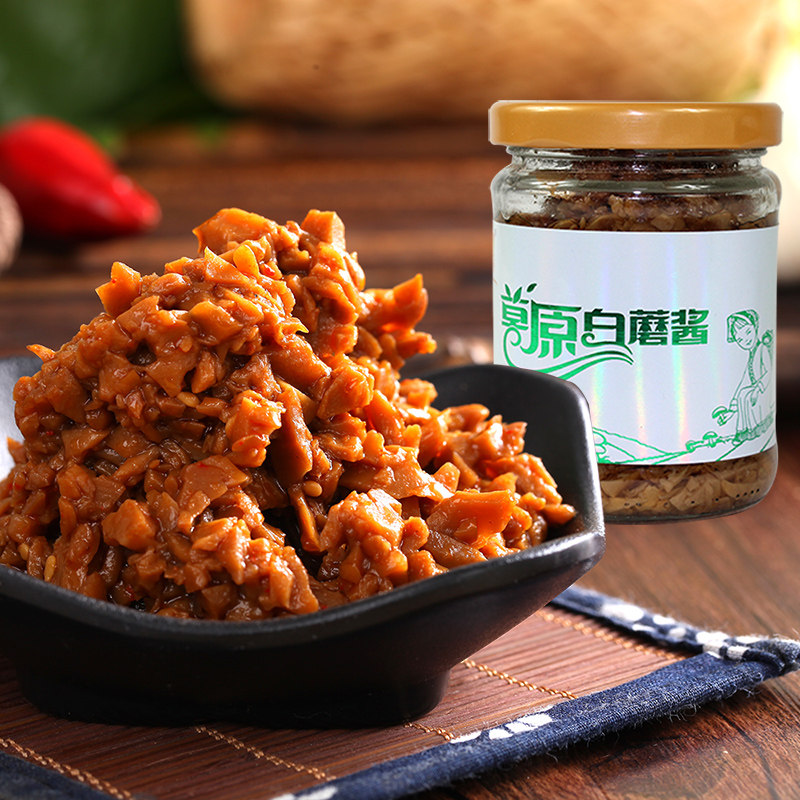 赤峰特产草原白蘑酱下饭拌面调味厨房调料180g酱类调料