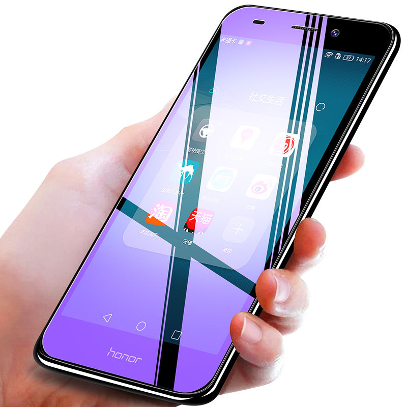 华为荣耀畅玩5c手机膜nem-tlooh摸nem一ul10钢化模nemtl00高清莫
