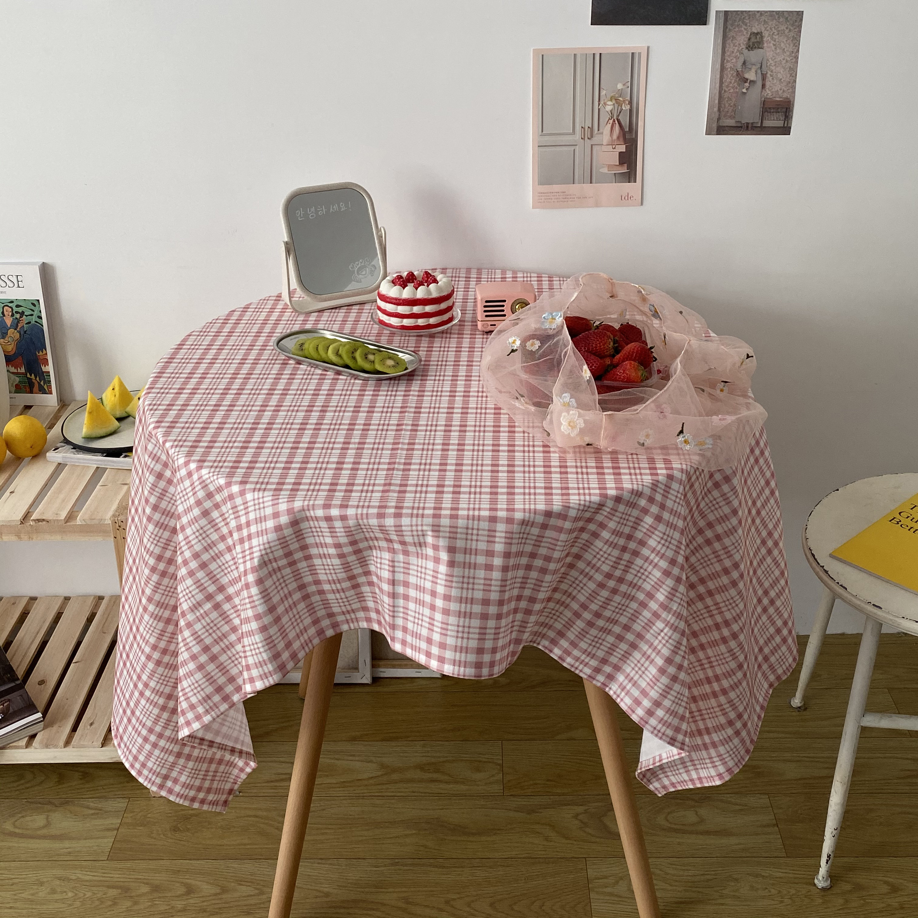 唐糖布百搭野餐布野餐道具拍照百搭背景包袋复古桌布