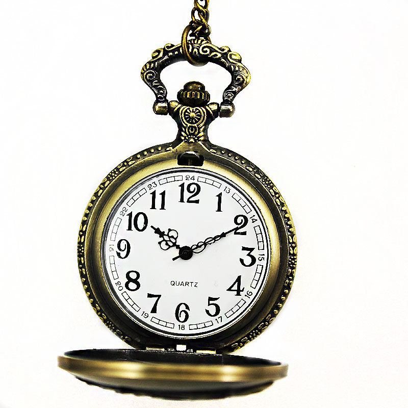 怀表男学生考试试用复古翻盖机械儿童老人人大怀表