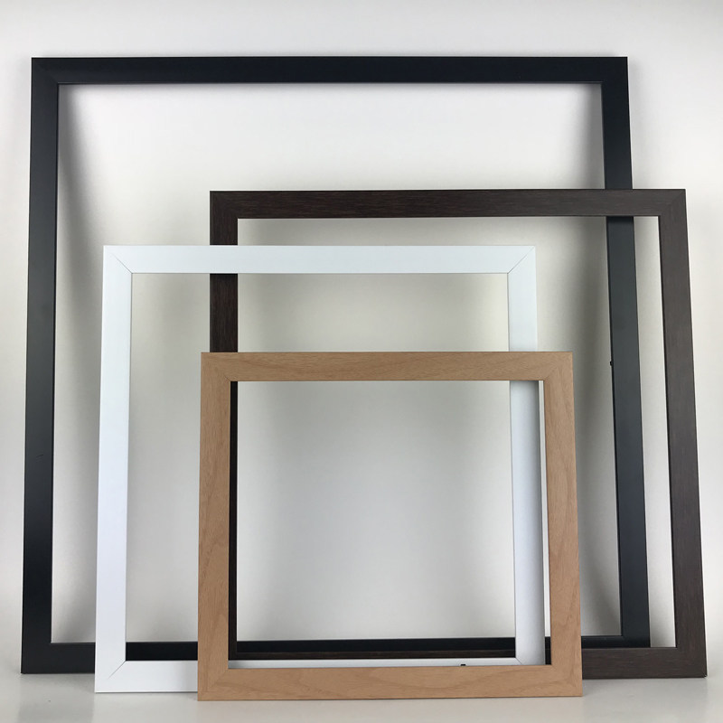 镜片相框宣纸软卡卡纸国画书法装裱画框实木相框