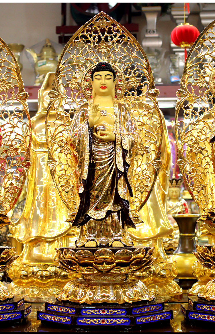 台湾供奉菩萨王菩萨地藏佛像盛凡观音南海摆件装饰摆件