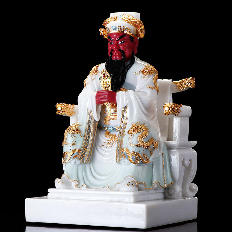 五爷汉白玉龙神像五台山供奉龙五爷佛像财神广济摆件