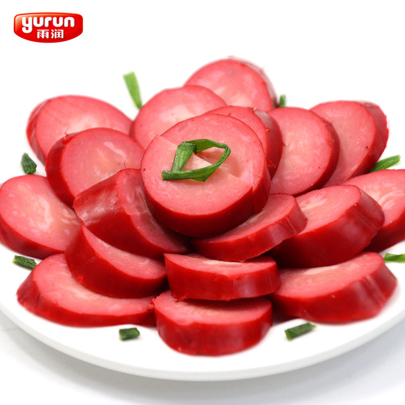雨润上海风味大红红肠280g火锅店饭店家庭冷盘肠衣