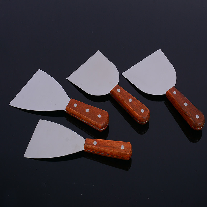 不锈钢铁板烧料理半圆牛排铲刀披萨生煎铲铲平铲斜煎铲