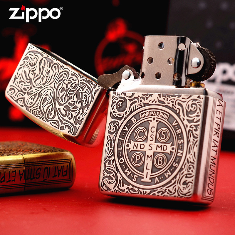 打火机zippo正版盔甲纯铜康斯坦丁恶灵挽歌限量芝宝zippo