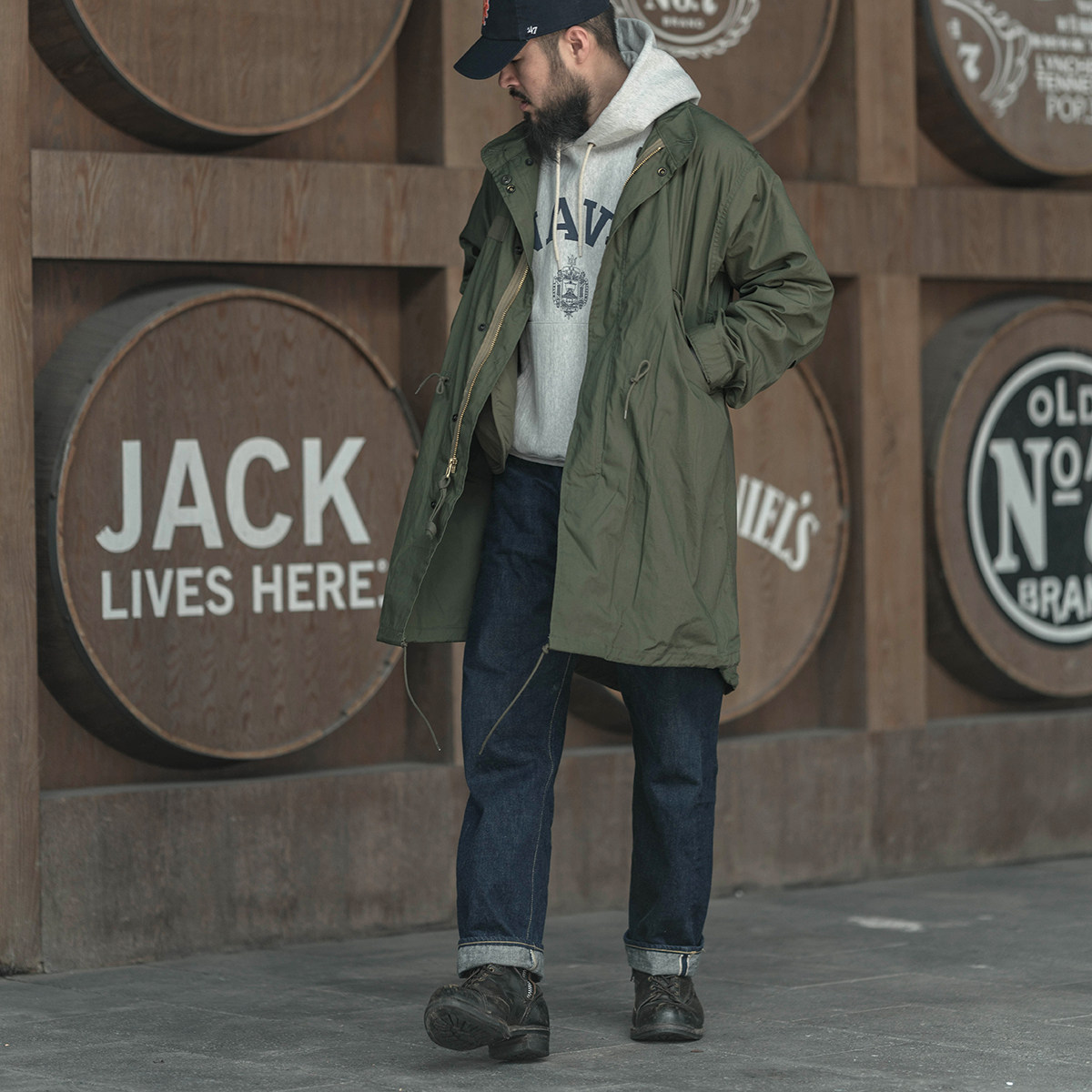 2021恶犬m65parkam-65韩战野战风衣男士军事风衣