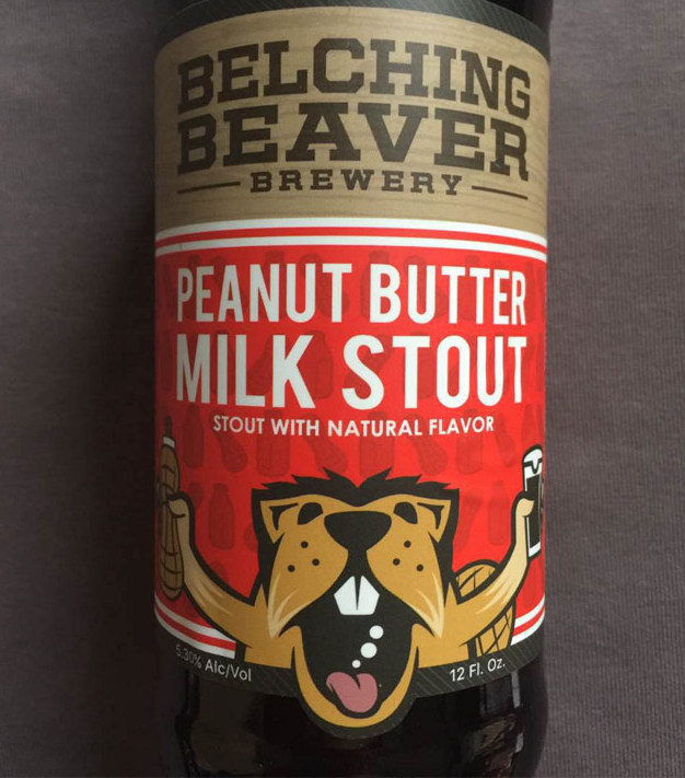 6瓶打嗝海狸花生酱牛奶世涛啤酒奈卓氮气精酿啤酒