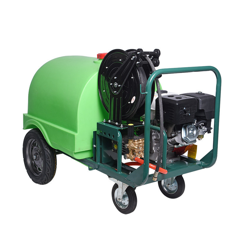 移动水箱汽油柴油超高压洗车机市政清洗机管道疏通商用洗车机