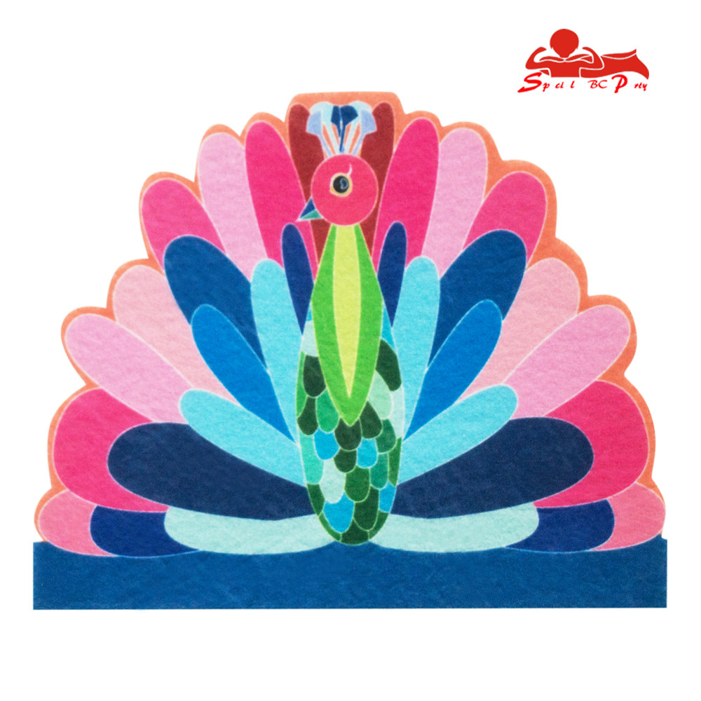 儿童儿童节节日孔雀装扮毕业季舞台剧表演道具卡通头饰