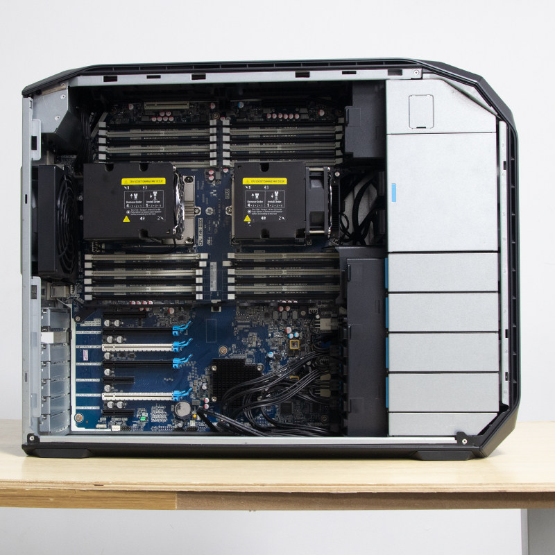 惠普z8g4工作站主机48核96线程至强金牌8163渲染超级建模运算电脑