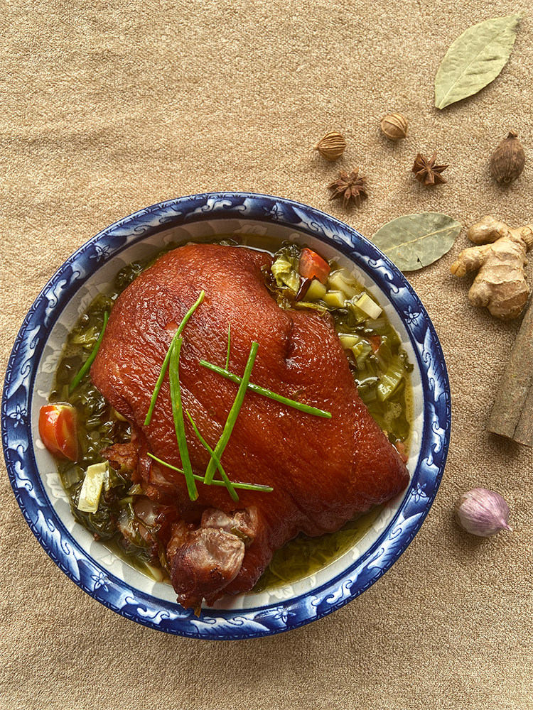 贵州酸菜肘子扎佐蹄膀3斤贵阳特产修文特色猪肉类