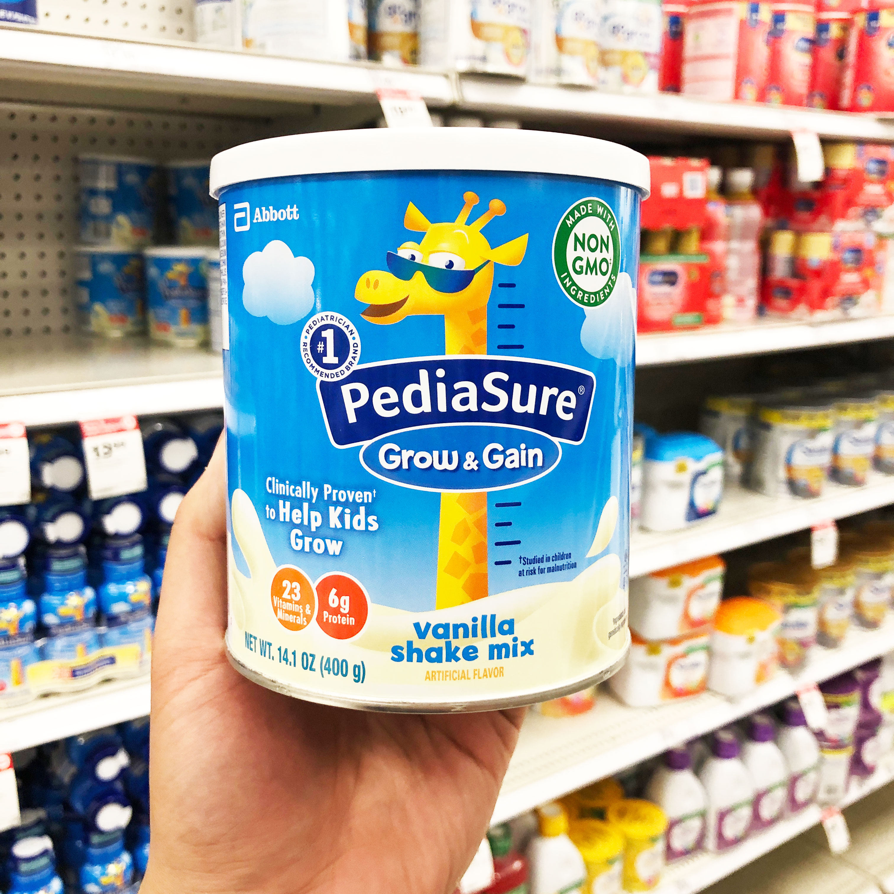 美国代购雅培pediasure小安素儿儿童强化营养奶粉婴幼儿牛奶粉