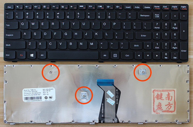 黑色框 g710 联想 g500 g510 g505 g700 笔记本键盘 更换 全新 - 爱约
