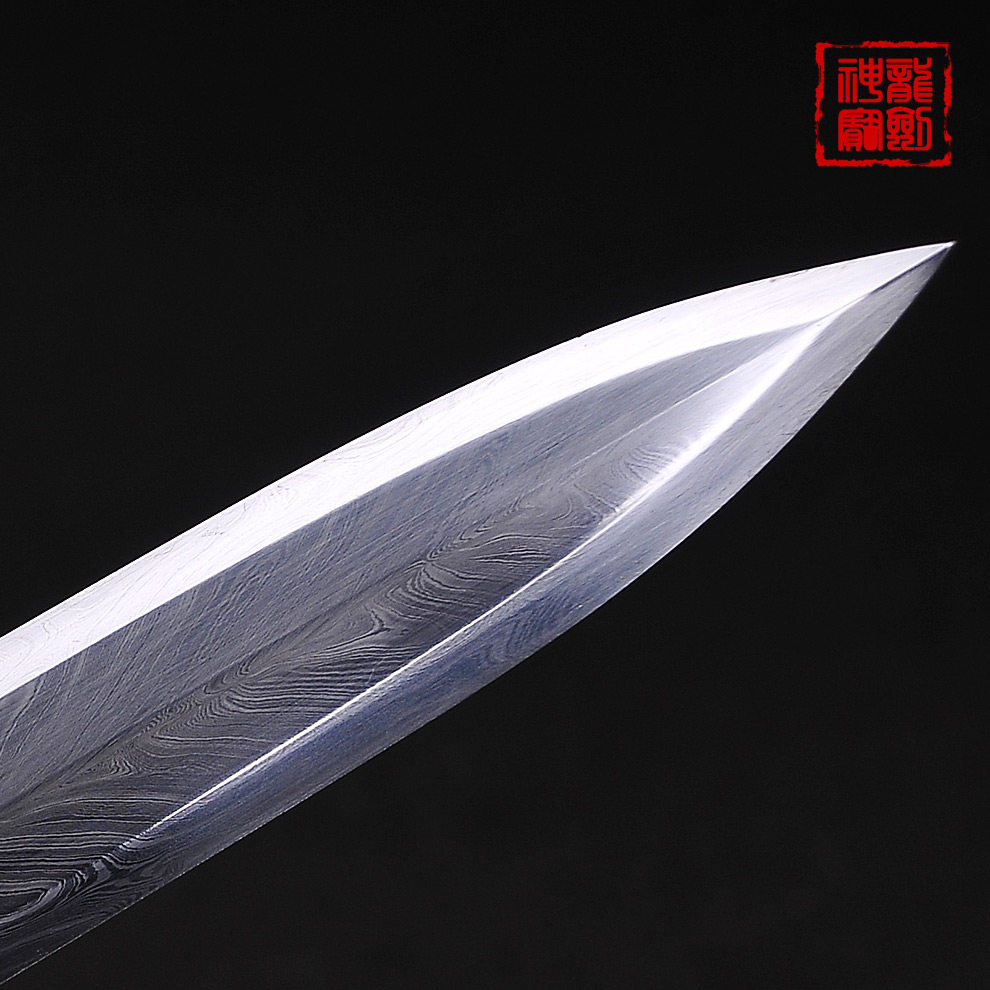 龙泉神龙宝剑手工刀剑长款花纹八面一体汉剑秦剑镇刀剑