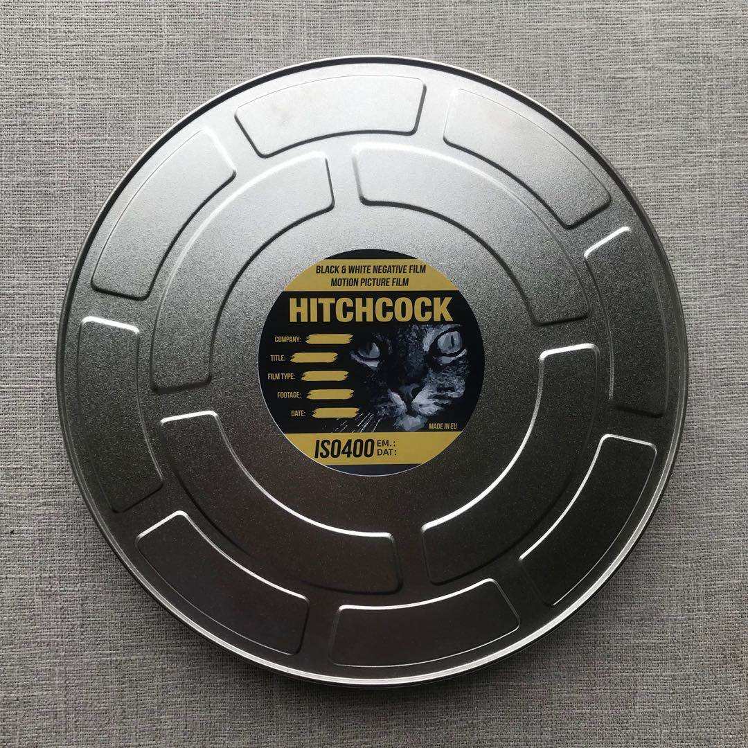 包邮富士柯达希区柯克型号电影片电影胶片铁盒装饰桌面收纳盒