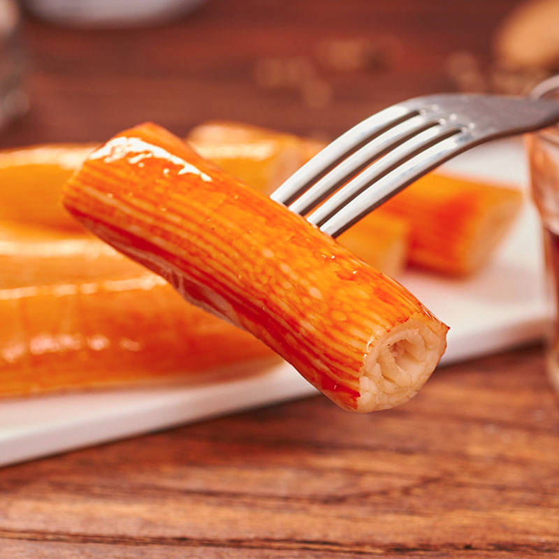 小帅虎蟹柳棒蟹味棒蟹足棒香辣味原味休闲即食卤味素食