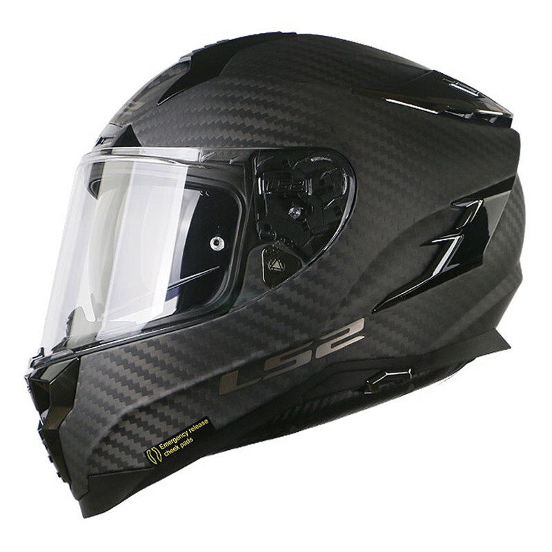 ls2官方正品摩托车碳纤维头盔全盔镜片防雾冬季摩托车头盔