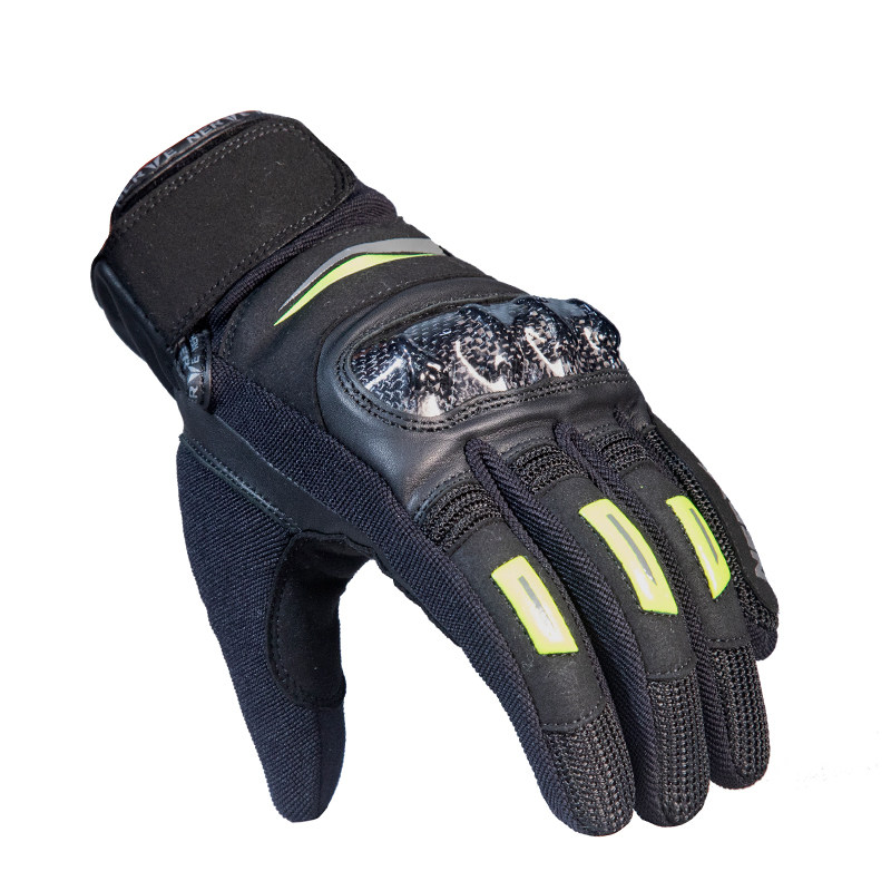 nerve涅夫夏季碳纤维摩托车手套男薄款透气骑士手套