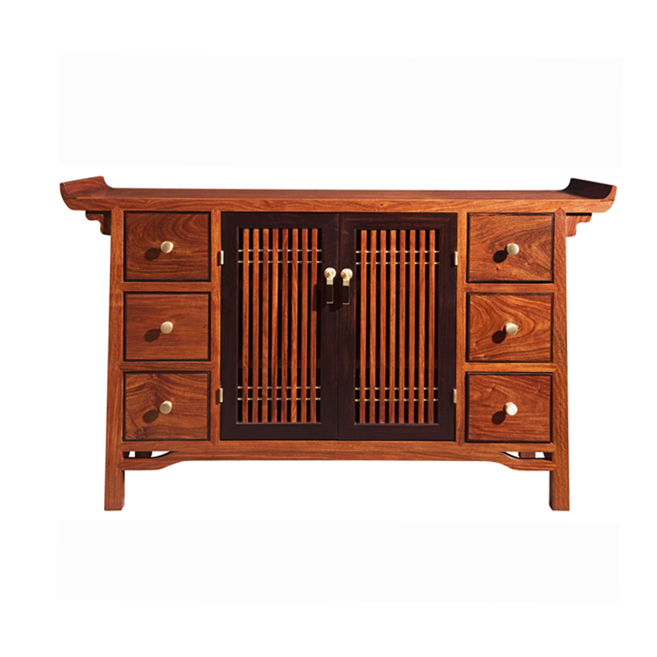 新中式苏梨玄关红木纯璞木纯花梨翘头柜条案京瓷条案