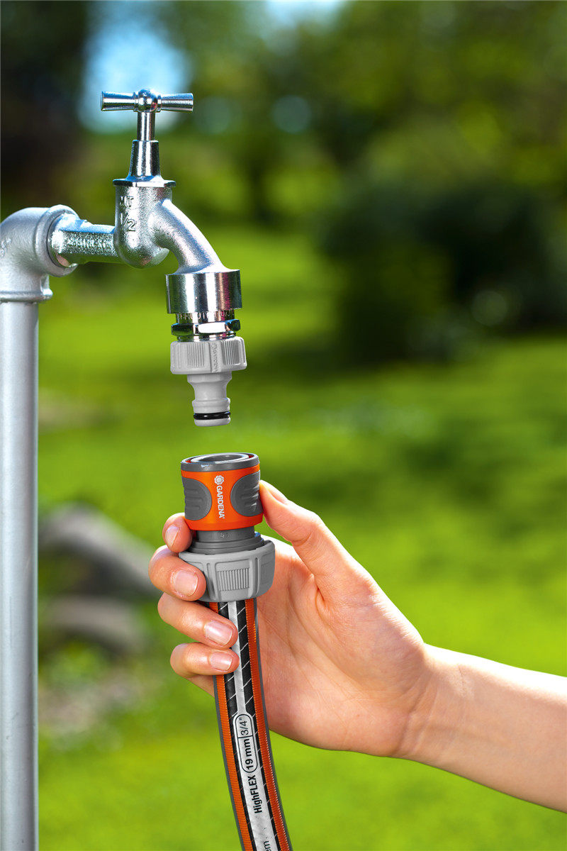 全铜水枪接头配件 纯铜洗衣机接头 通水止水 4件套快接 洒水器