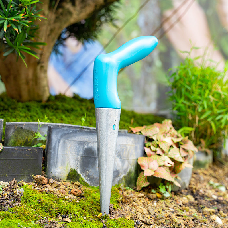 种植德国进口gardena嘉丁拿打孔器种子器多工具挖洞锄头