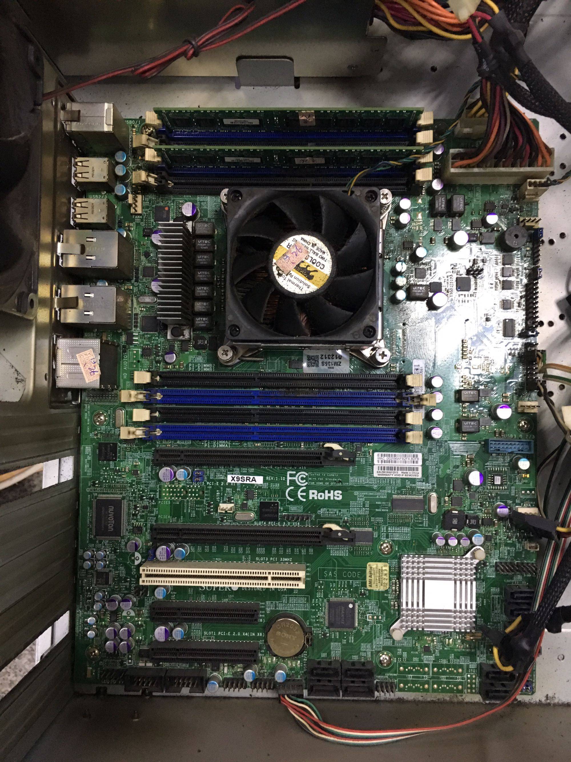 超微x9sralga2011单路工作站主板支持独立显卡集成主板