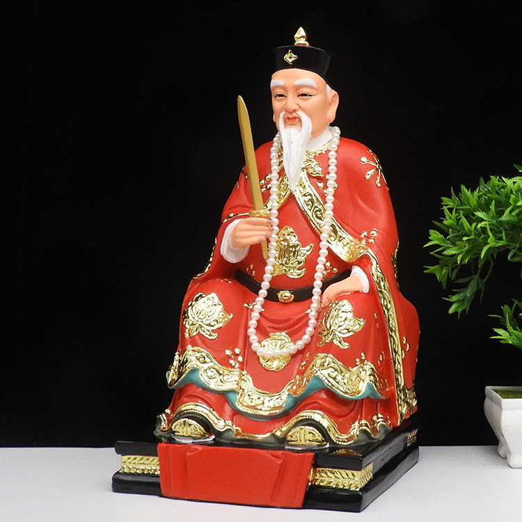 神像胡天刚胡五太爷红衣胡五爷16寸胡天罡天罡树脂摆件