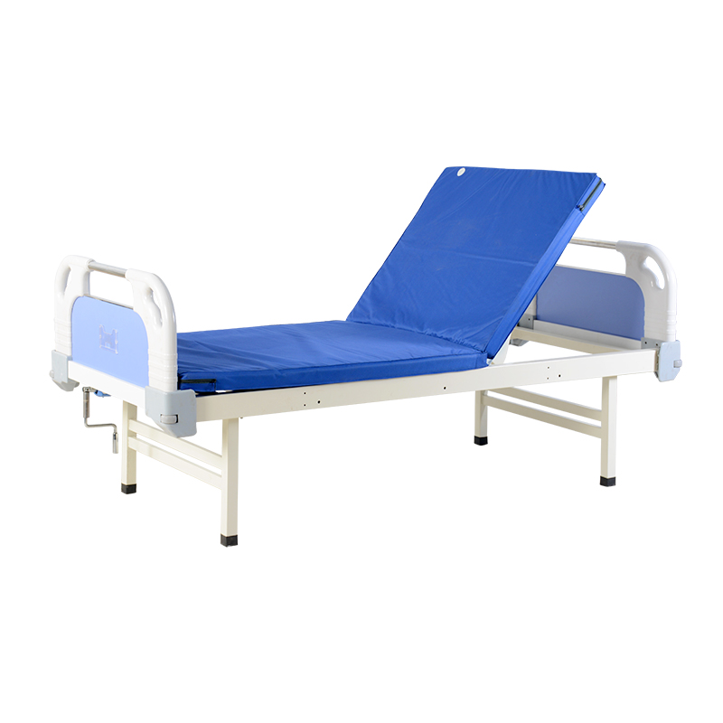 病床高档床头单摇护理床铝家用老人瘫痪护栏手动护理床