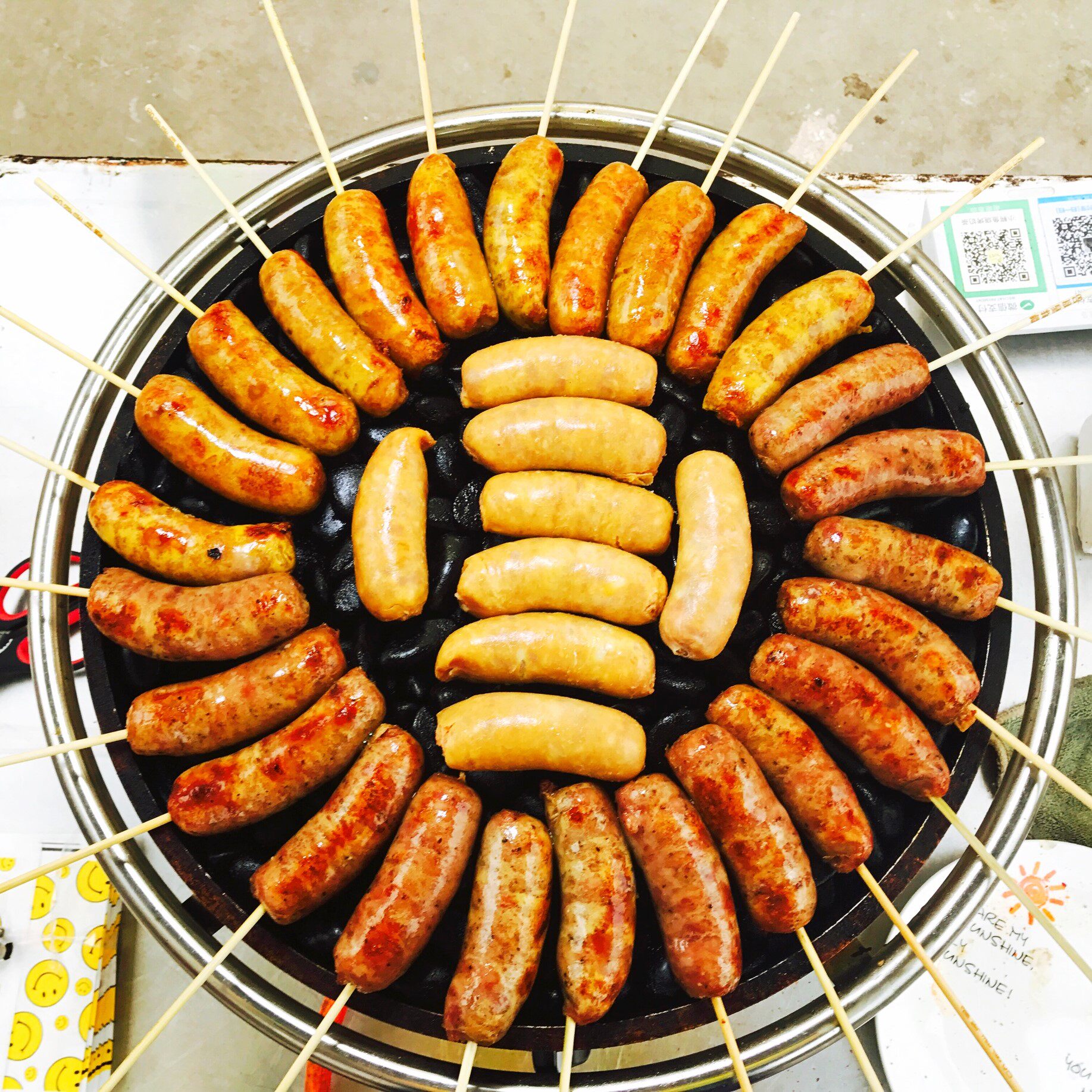 大红红门秘制烤肠香肠原味500克商用黑胡椒火腿肠香肠