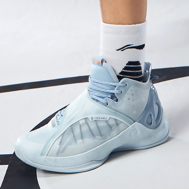 李宁篮球球鞋男鞋2021夏季新款透气蝉翼音速篮球鞋