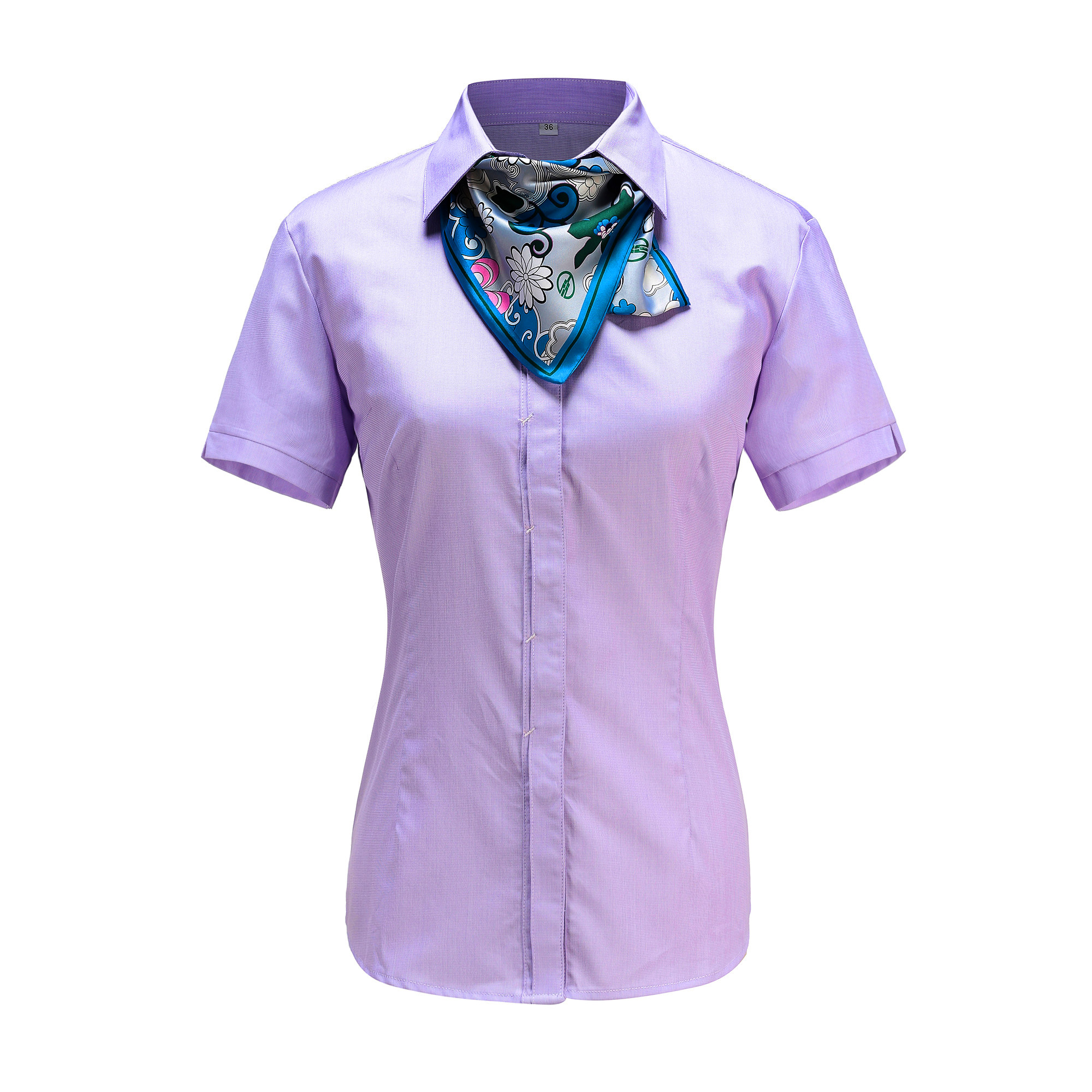 高品质2019新款中国农业银行长袖农行工作服斜蓝条衬衣衬衫