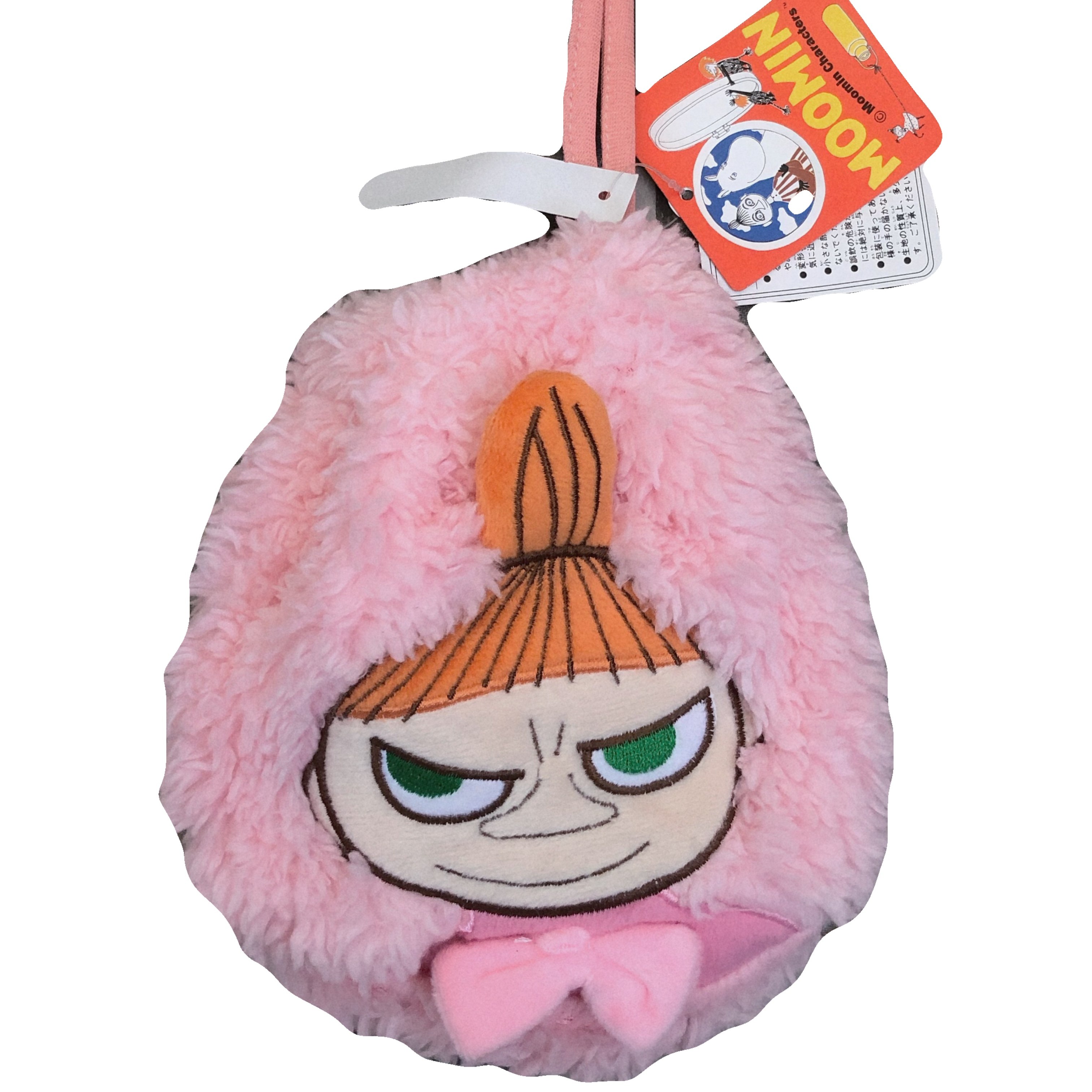 新款全标日单现货moomin亚美littlemy粉嫩嫩零钱包毛绒收纳袋包邮