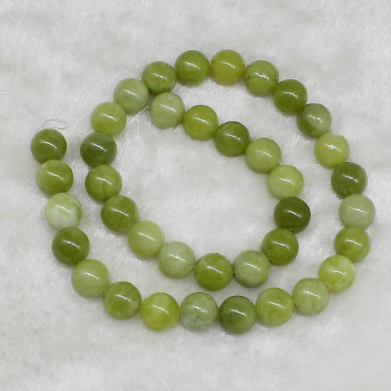 天然南方玉圆珠子信宜玉散6810mmdiy手链项链其他diy饰品配件