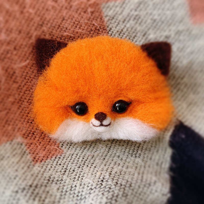扎扎乐羊毛毡戳戳乐针玩偶手作手工diy狐狸缝纫diy材料套装