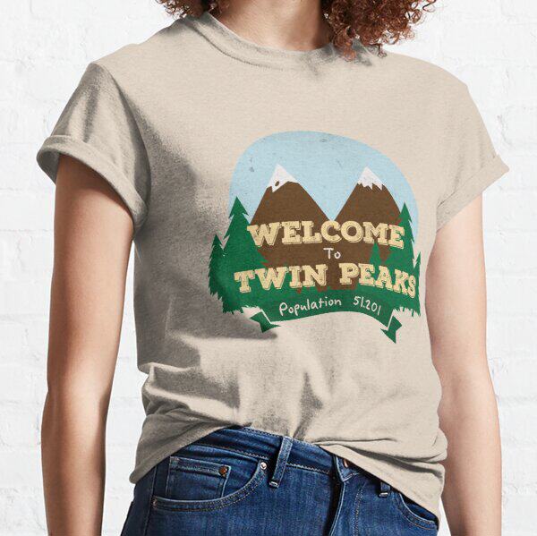 双峰镇twinpeaks重启回归季男女同款棉短袖t恤