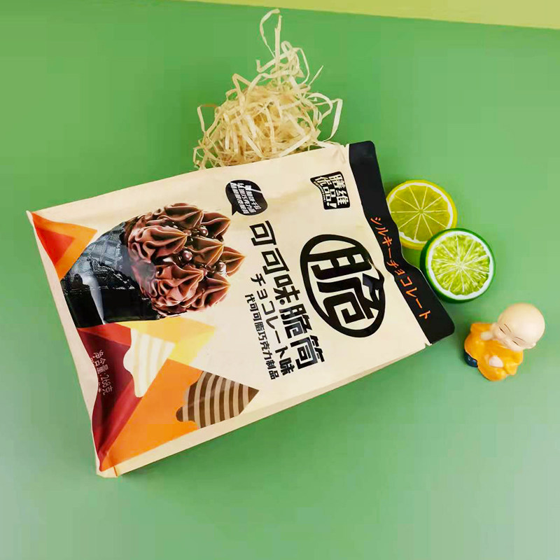 膳维优品巧克力可可味脆筒268g牛奶草莓150g燕麦巧克力制品