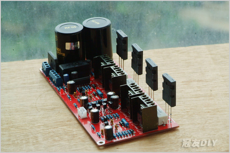 东芝发烧级hifi成品音响双声声道大功率功放分立功放板