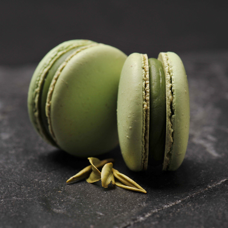 食婶mrssweet绿色茶味马卡龙甜点日式抹茶零食糕点传统西式糕点