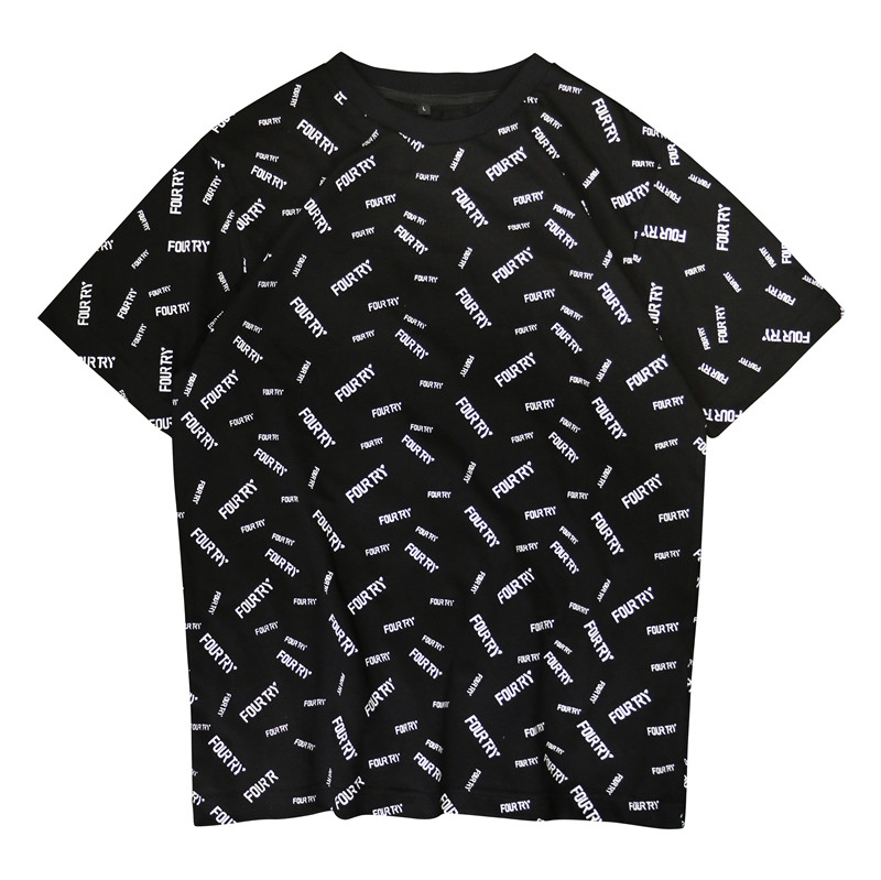 2020春夏潮牌fourtry联名官网潮流合伙人吴亦凡t恤宽松男女情侣衫