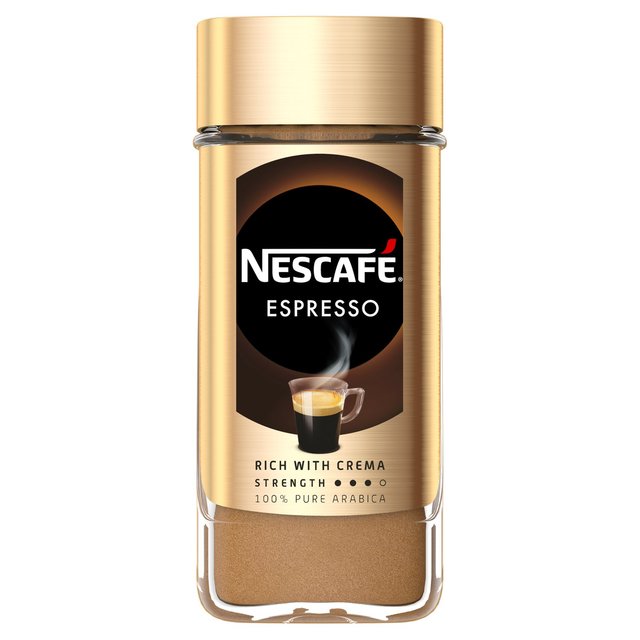 espresso nescafe 英国进口原装雀巢咖啡意式特浓速溶