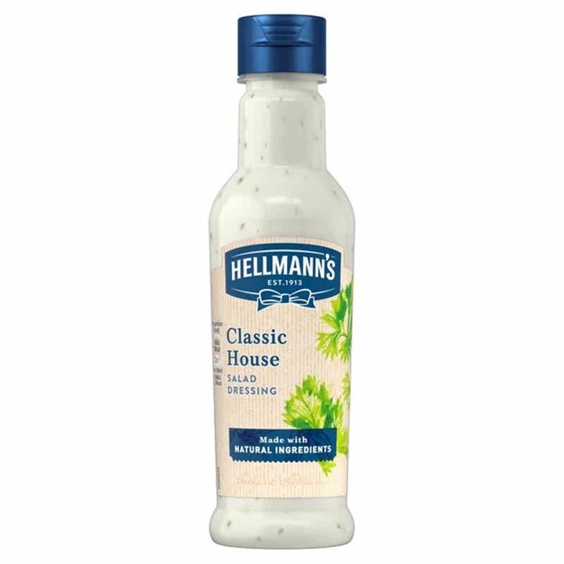 现货 英国好乐门低脂美式田园低卡沙拉酱hellmanns清新蔬菜沙拉酱