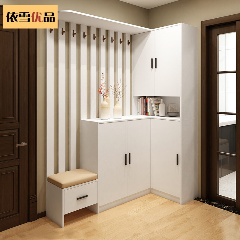 进门镂空玄关柜客餐厅隔断柜间厅柜转角柜简约现代鞋柜门厅柜