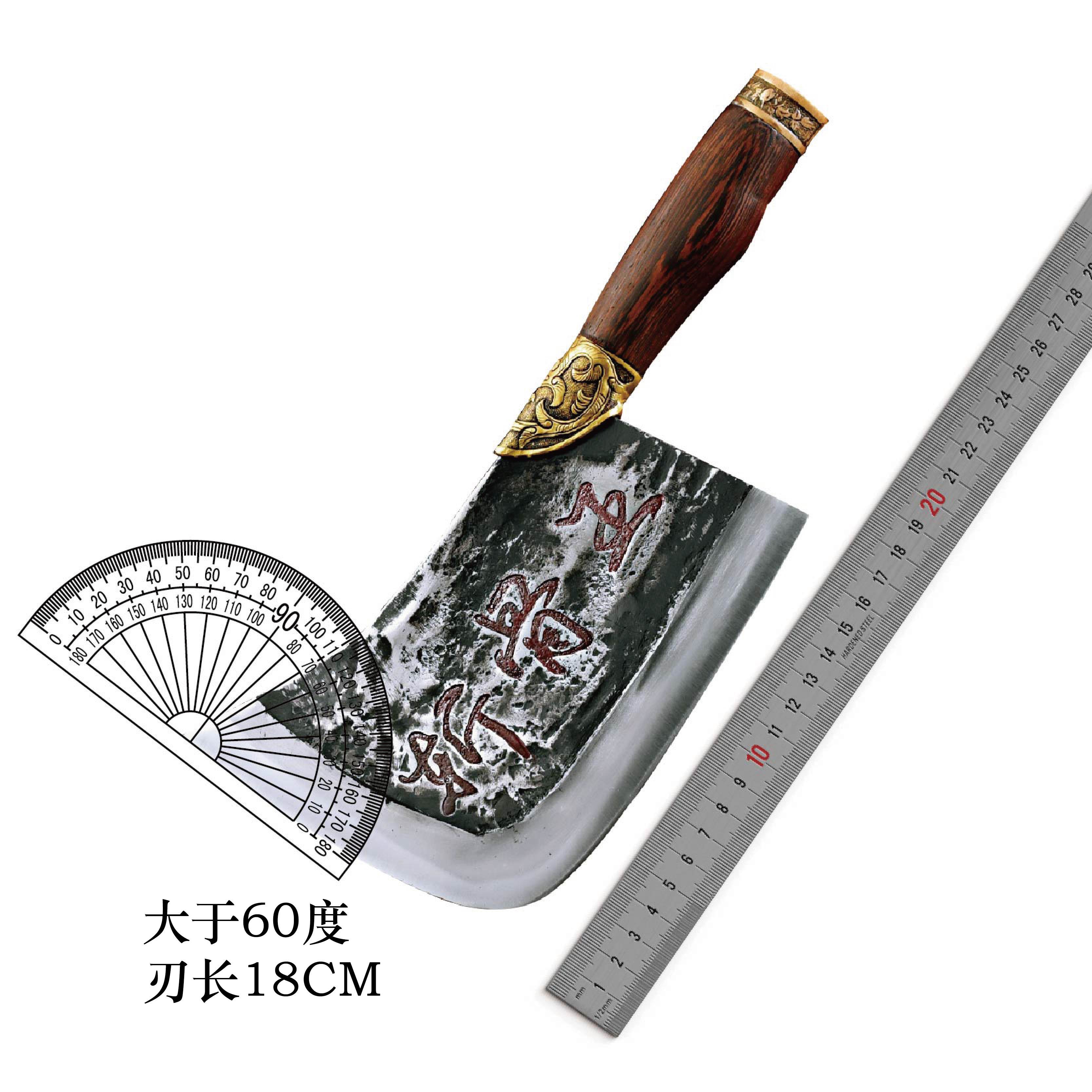 斩骨刀商用砍大骨刀屠夫专用坎骨刀加厚加重牛骨刀斩骨刀